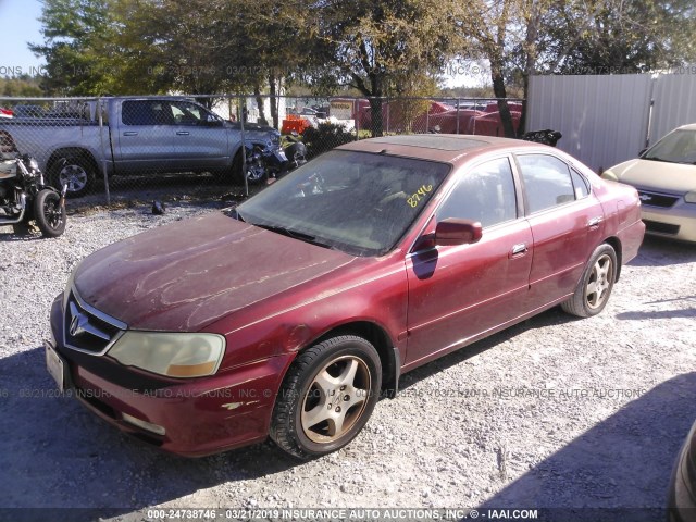 19UUA56673A087404 - 2003 ACURA 3.2TL RED photo 2