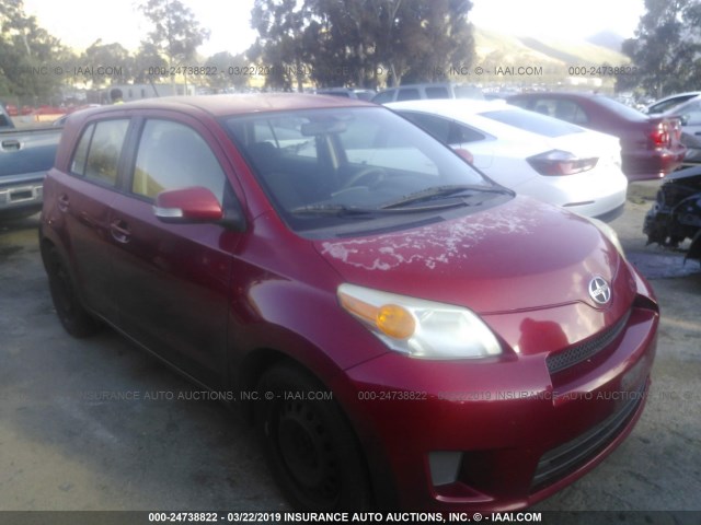 JTKKU10478J003952 - 2008 TOYOTA SCION XD RED photo 1