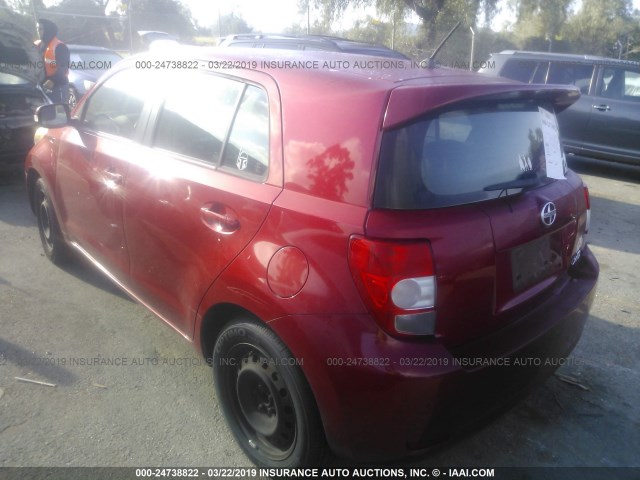 JTKKU10478J003952 - 2008 TOYOTA SCION XD RED photo 3