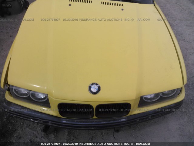 WBSBF9328SEH08264 - 1995 BMW M3 YELLOW photo 10