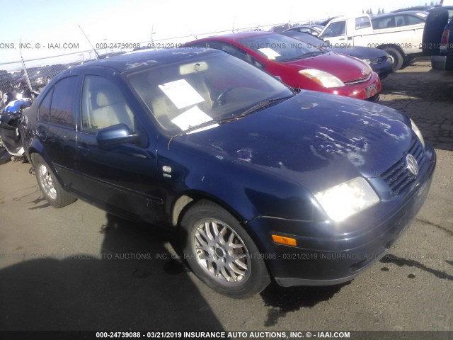 3VWSD69M41M130574 - 2001 VOLKSWAGEN JETTA GLS BLUE photo 1
