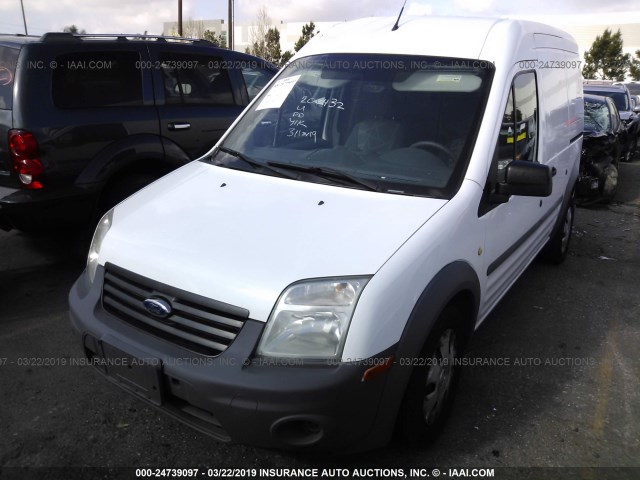NM0LS7AN4CT105683 - 2012 FORD TRANSIT CONNECT XL WHITE photo 2