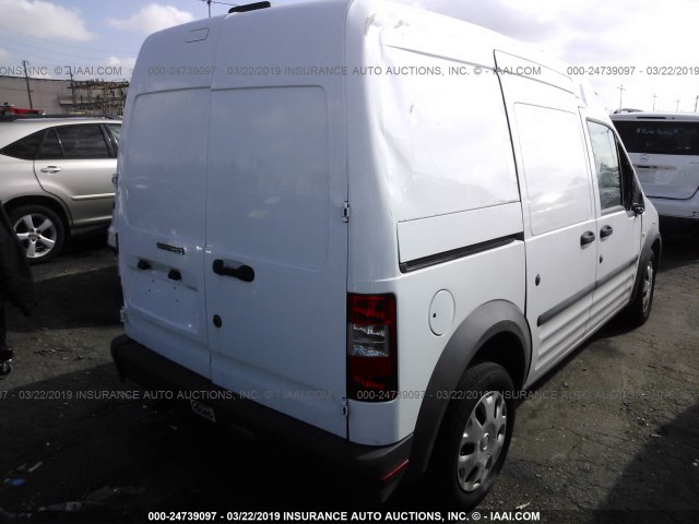 NM0LS7AN4CT105683 - 2012 FORD TRANSIT CONNECT XL WHITE photo 4