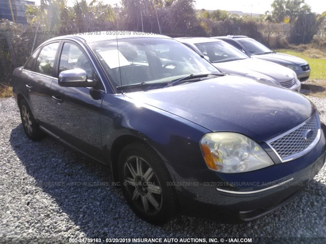 1FAHP28126G184015 - 2006 FORD FIVE HUNDRED LIMITED BLUE photo 1