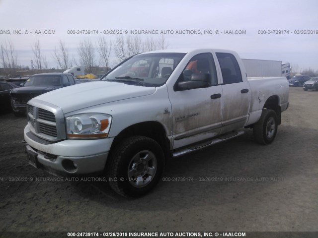 1D7KS28C26J236333 - 2006 DODGE RAM 2500 ST/SLT WHITE photo 2