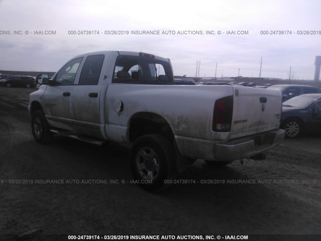 1D7KS28C26J236333 - 2006 DODGE RAM 2500 ST/SLT WHITE photo 3