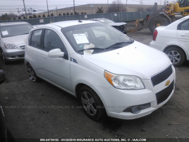 KL1TD6DE6AB098880 - 2010 CHEVROLET AVEO LS/LT WHITE photo 1