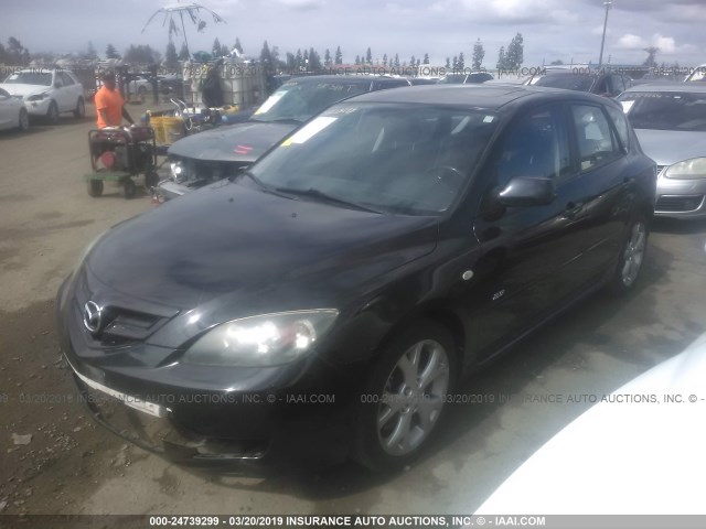 JM1BK344591199328 - 2009 MAZDA 3 S BLACK photo 2