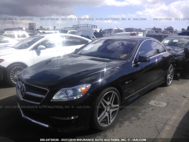 WDDEJ7KB8BA026522 - 2011 MERCEDES-BENZ CL 65 AMG BLACK photo 2