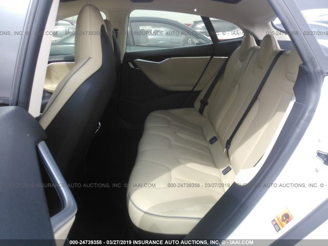 5YJSA1DP8DFP24867 - 2013 TESLA MODEL S Սպիտակ լուսանկար 8