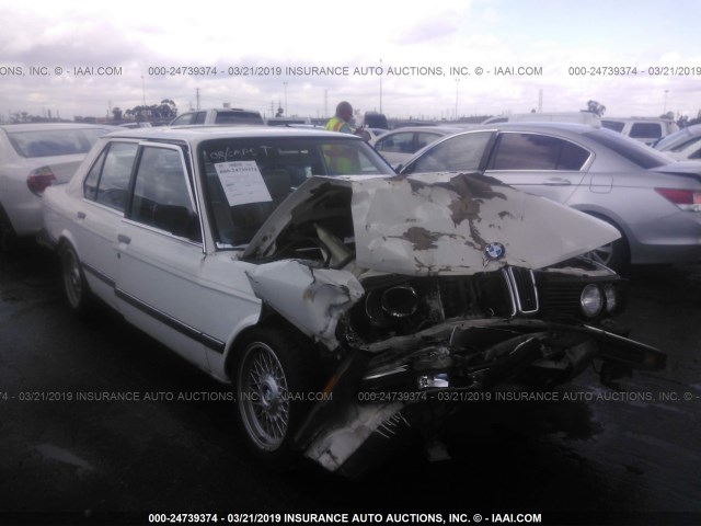 WBADC8407G0667818 - 1986 BMW 535 I AUTOMATIC WHITE photo 1