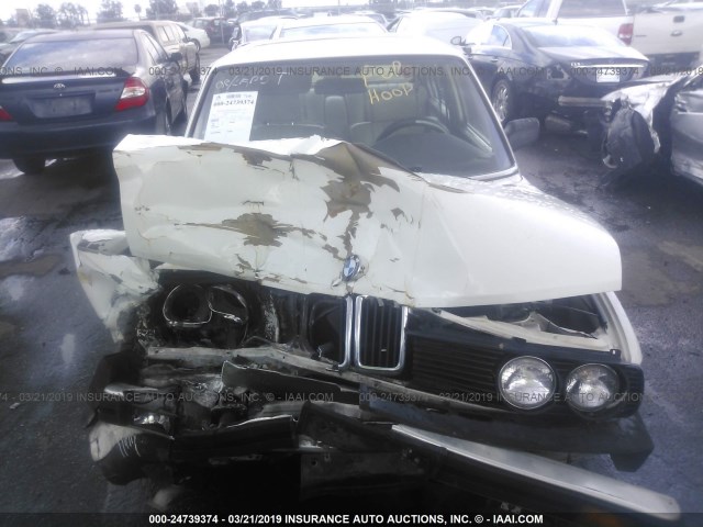 WBADC8407G0667818 - 1986 BMW 535 I AUTOMATIC WHITE photo 10