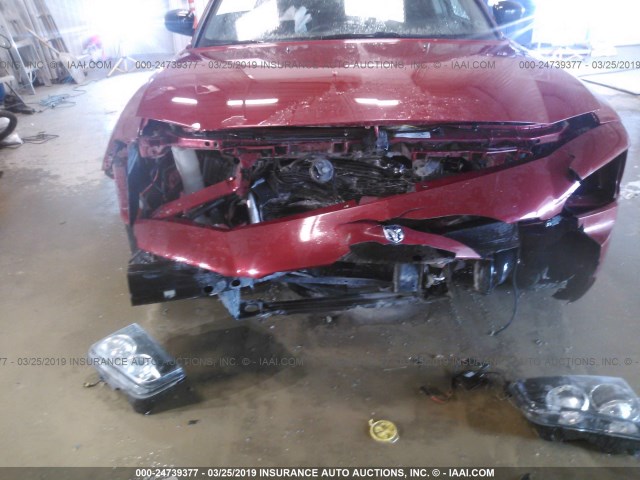 2B3KA43G67H831323 - 2007 DODGE CHARGER SE/SXT RED photo 6