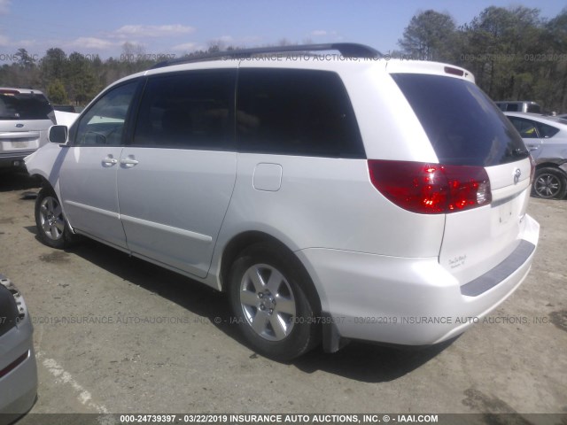 5TDZA22C46S512129 - 2006 TOYOTA SIENNA XLE/XLE LIMITED WHITE photo 3