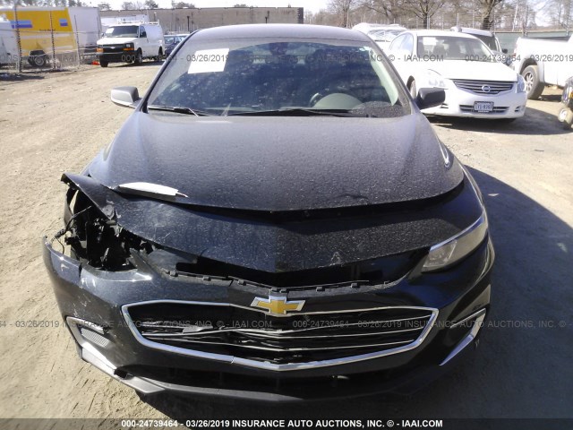 1G1ZB5ST6HF161900 - 2017 CHEVROLET MALIBU LS BLACK photo 6
