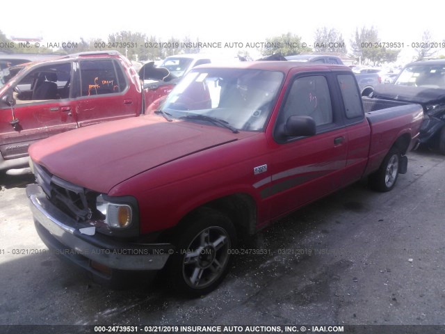 4F4CR16UXTTM27683 - 1996 MAZDA B3000 CAB PLUS RED photo 2