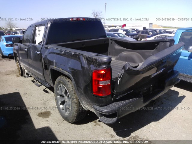 3GTU2VEC3EG564160 - 2014 GMC SIERRA K1500 SLT GRAY photo 3