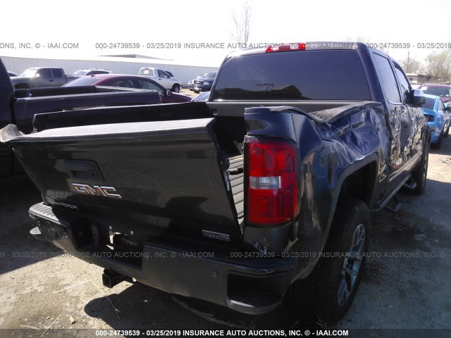 3GTU2VEC3EG564160 - 2014 GMC SIERRA K1500 SLT GRAY photo 4