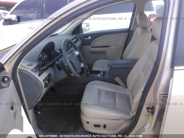 1MEHM40W58G614188 - 2008 MERCURY SABLE LUXURY TAN photo 5