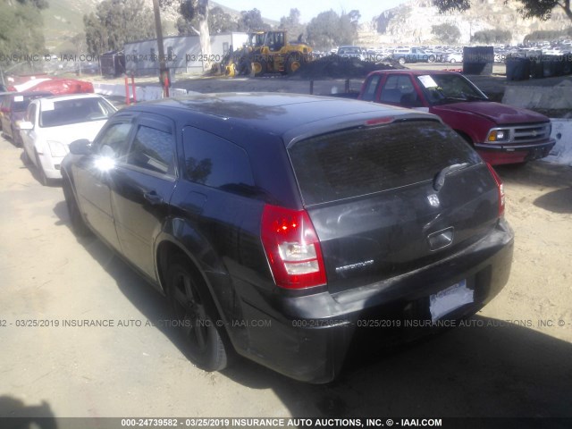 2D4FV47T36H454379 - 2006 DODGE MAGNUM SE BLACK photo 3