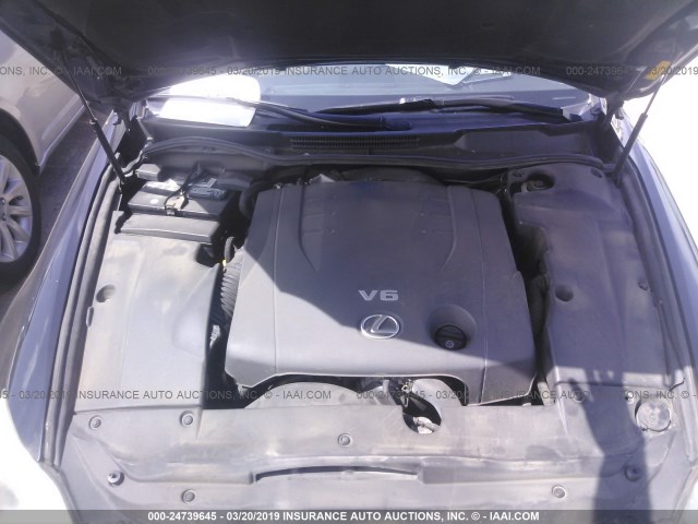 JTHBK262585073885 - 2008 LEXUS IS 250 BLACK photo 10