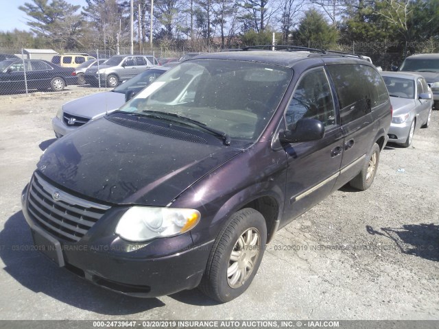 2A4GP54LX6R647865 - 2006 CHRYSLER TOWN & COUNTRY TOURING BLUE photo 2