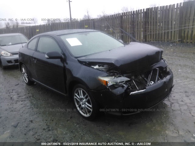 JTKDE177370195946 - 2007 TOYOTA SCION TC BLACK photo 1