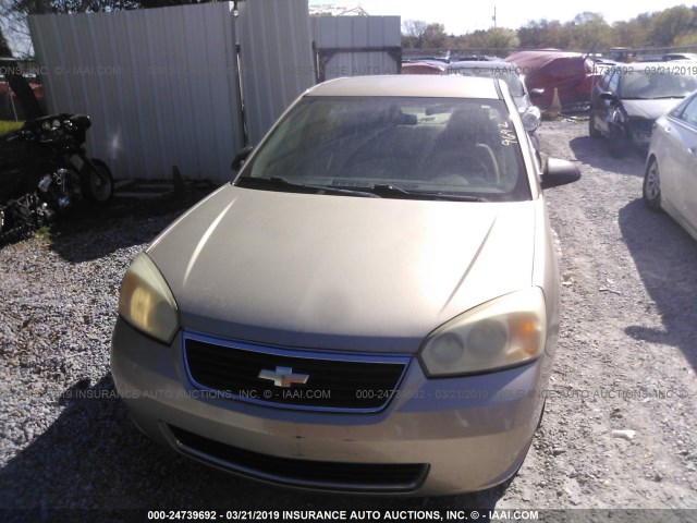 1G1ZS51F66F223126 - 2006 CHEVROLET MALIBU LS GOLD photo 6
