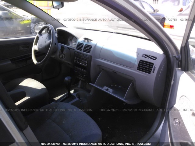 KNADC165X56254060 - 2005 KIA RIO CINCO SILVER photo 5