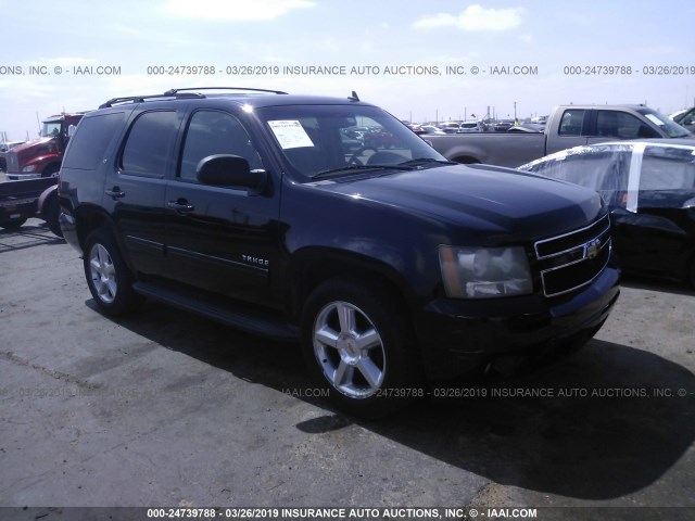 1GNSCBE04BR216637 - 2011 CHEVROLET TAHOE C1500 LT BLACK photo 1