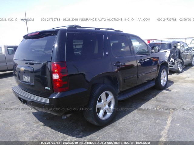 1GNSCBE04BR216637 - 2011 CHEVROLET TAHOE C1500 LT BLACK photo 4