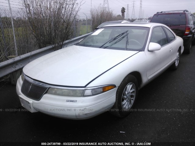 1LNLM91V1TY675793 - 1996 LINCOLN MARK VIII LSC/DIAMOND ANNIVERSARY WHITE photo 2