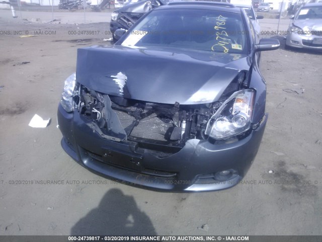 1N4BL2EPXCC200264 - 2012 NISSAN ALTIMA SR GRAY photo 6