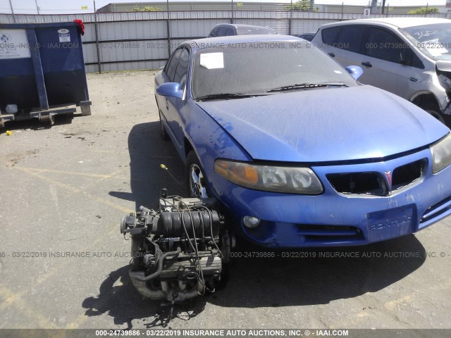 1G2HX52K24U262261 - 2004 PONTIAC BONNEVILLE SE BLUE photo 1