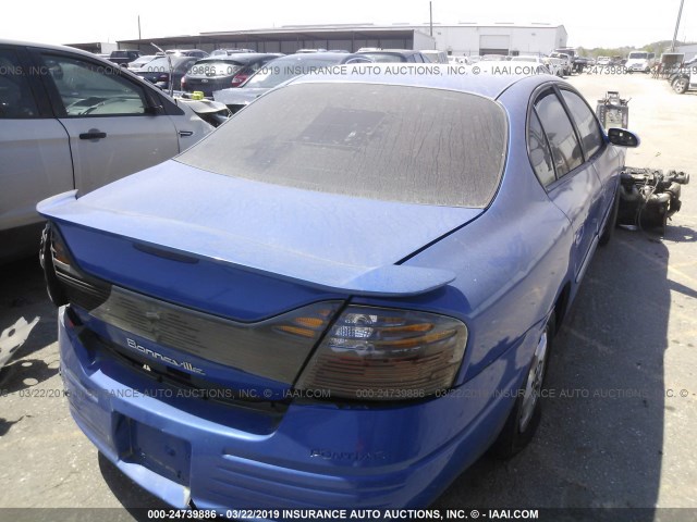 1G2HX52K24U262261 - 2004 PONTIAC BONNEVILLE SE BLUE photo 4