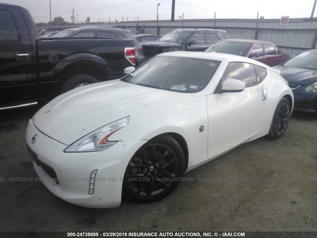 JN1AZ4EH7FM443153 - 2015 NISSAN 370Z TOUR/SPT/TECH/NISMO/TECH WHITE photo 2