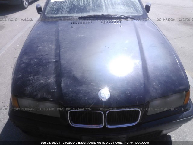 WBABK8323TET93317 - 1996 BMW 328 IC AUTOMATIC BLACK photo 6