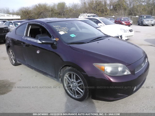 JTKDE177X50027203 - 2005 TOYOTA SCION TC PURPLE photo 1