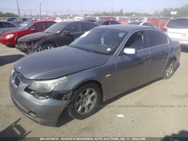 WBANA53504B854744 - 2004 BMW 525 I GRAY photo 2