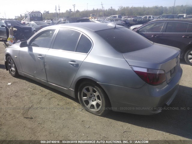 WBANA53504B854744 - 2004 BMW 525 I GRAY photo 3