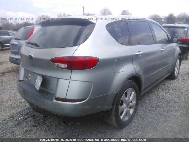 4S4WX85C364414670 - 2006 SUBARU B9 TRIBECA 3.0 H6/3.0 H6 LIMITED GRAY photo 4