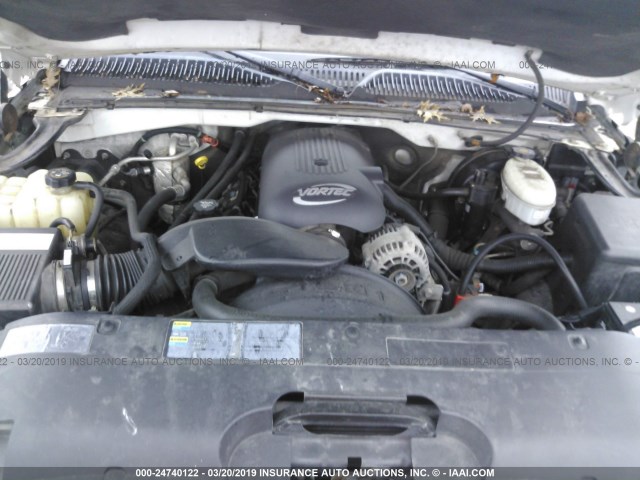 2GCEC19T131265020 - 2003 CHEVROLET SILVERADO C1500 WHITE photo 10