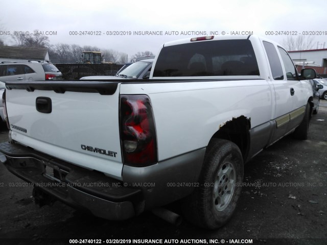 2GCEC19T131265020 - 2003 CHEVROLET SILVERADO C1500 WHITE photo 4