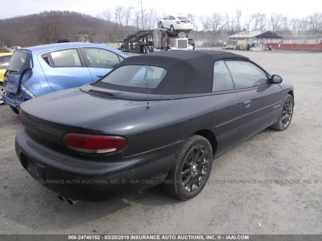 3C3EL55H4WT337747 - 1998 CHRYSLER SEBRING JXI BLACK photo 4