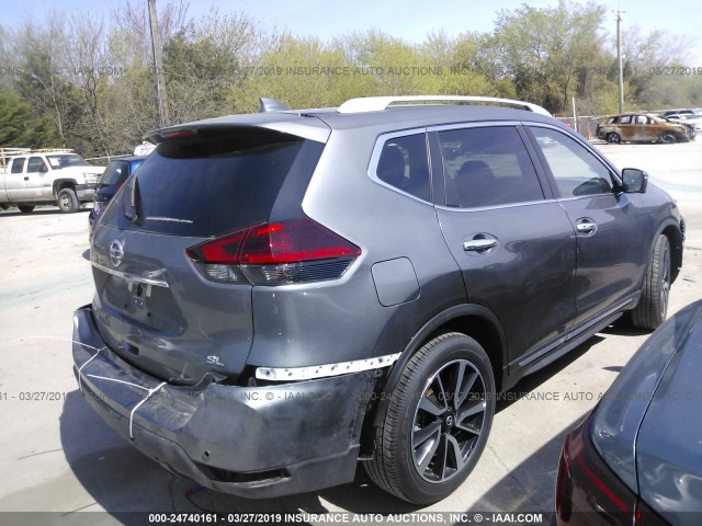 5N1AT2MT4KC774194 - 2019 NISSAN ROGUE S/SL/SV GRAY photo 4