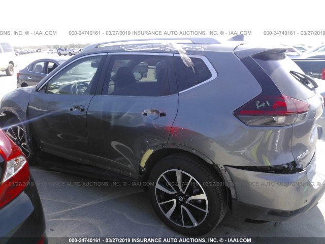 5N1AT2MT4KC774194 - 2019 NISSAN ROGUE S/SL/SV GRAY photo 6