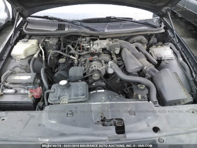 1LNHM84W15Y606707 - 2005 LINCOLN TOWN CAR EXECUTIVE L BLACK photo 10