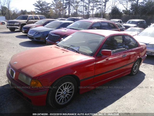 WBABF8334XEH64247 - 1999 BMW 323 IS AUTOMATIC RED photo 2
