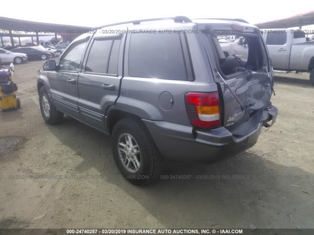 1J4GW48S94C152447 - 2004 JEEP GRAND CHEROKEE LAREDO/COLUMBIA/FREEDOM 灰色 照片 3