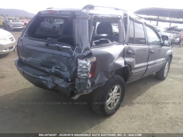 1J4GW48S94C152447 - 2004 JEEP GRAND CHEROKEE LAREDO/COLUMBIA/FREEDOM 灰色 照片 4